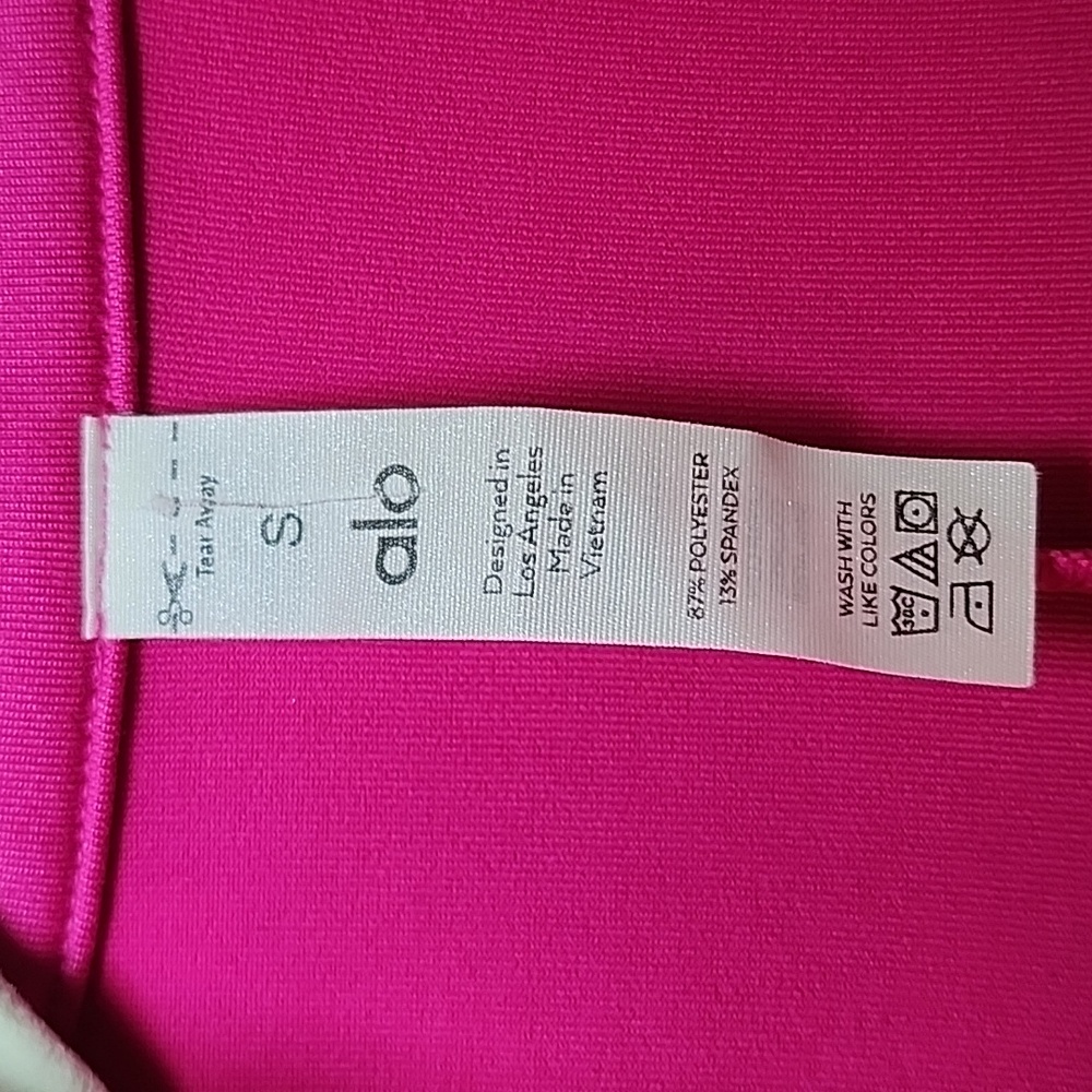 Alo Yoga Charmed Pink Tennis Sleeveless Polo Mini  Dress Size Small - Picture 13 of 16